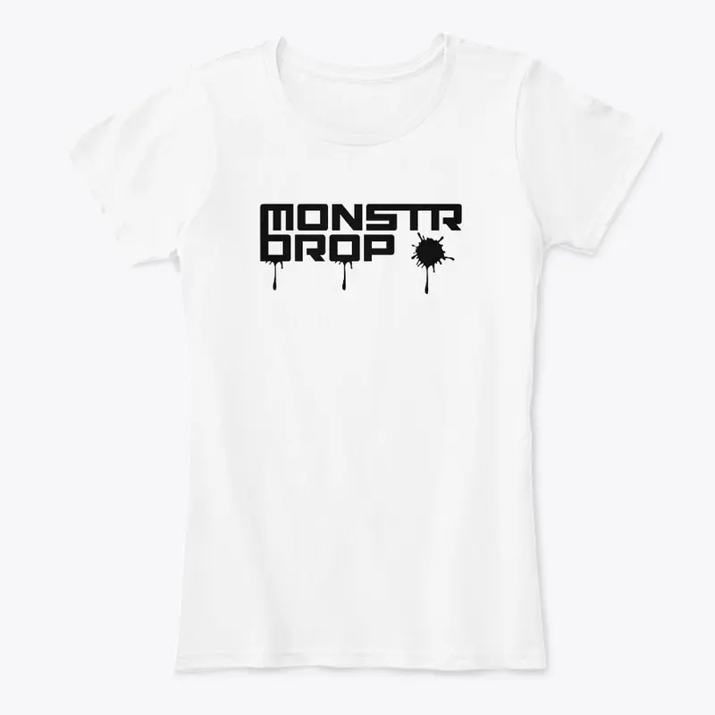 DJ Monstr Drop Merch in white